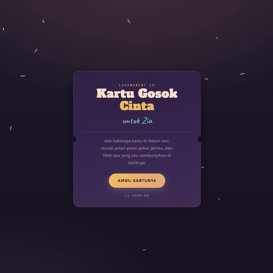Kartu Gosok Cinta