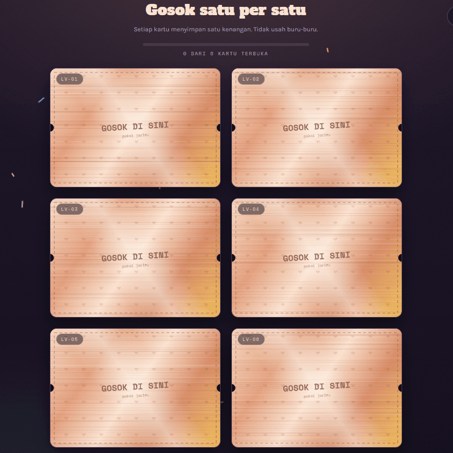 Kartu Gosok Cinta